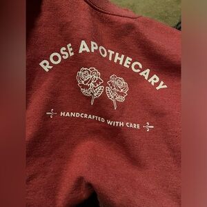 Schitt’s Creek Rose Apothecary Sweatshirt in Red Heather-Sold Out Online❣️Size M